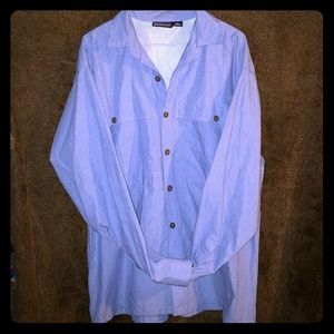 MENS PATAGONIA LONG SLEEVE BREATHABLE BUTTON DOWN